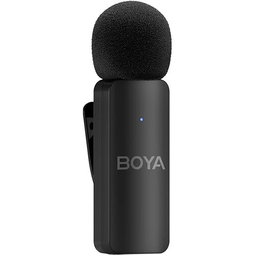 Boya BY-V4U Ultracompact 4-Person Wireless Microphone System with USB-C Connector for Mobile Devices (2.4 GHz)