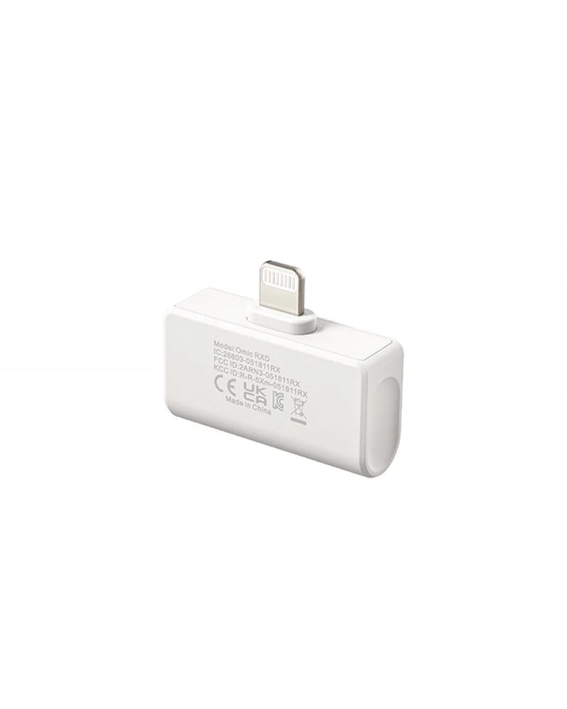 Boya OMIC-D 2-Person Wireless Microphone System with Lightning Connector for iOS Devices (White)