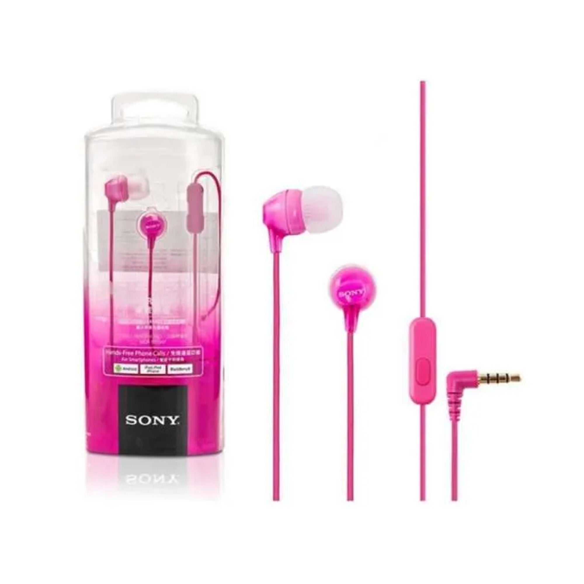Sony MDR-EX15AP In-ear Headphone Pink
