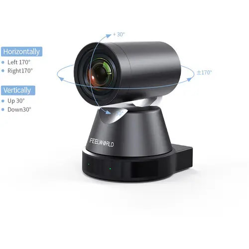 FeelWorld 4K12X UHD 4K HDMI/USB PTZ Camera with 12x Optical Zoom
