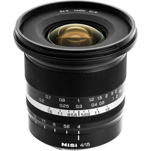 NiSi 15mm F/4 Lensa Full Frame Super Wide Angle Lens for Sony E Mount