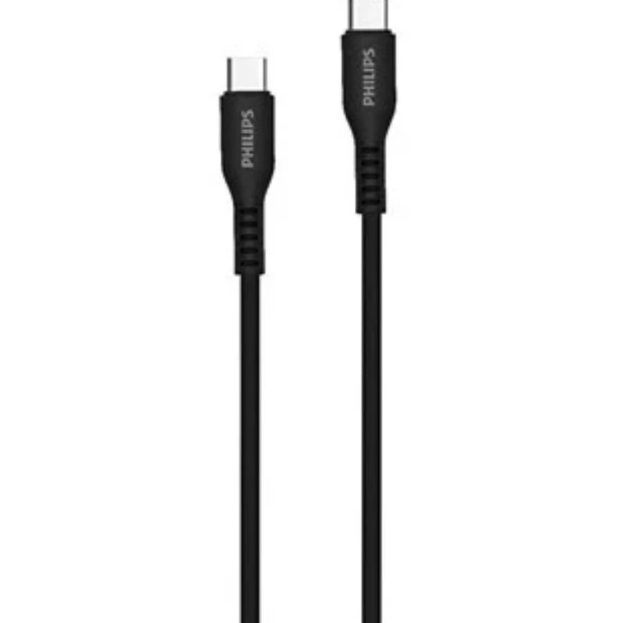Philips DLC9100B USB Type-C to C Kabel Data Cable PD 100W 1.2M - Black