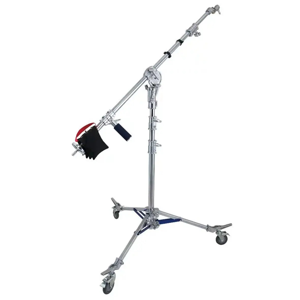 Meking 2360mm Super Boom Stands,with Steel Ball Sand Bag,Silver M16-1226FS