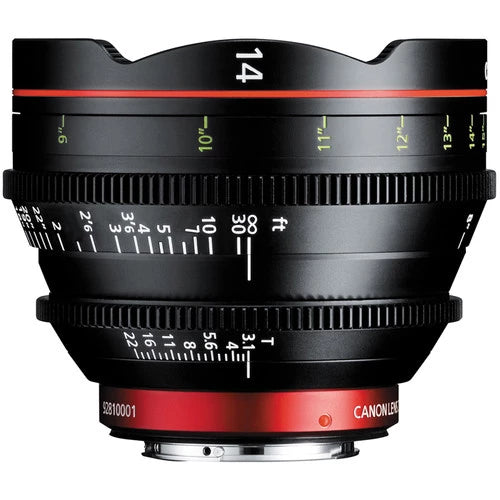 Canon CN-E 14mm T3.1 L F Cinema Prime Lens EF Mount