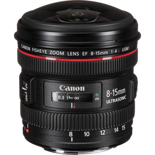 Canon EF 8-15mm f4L Fisheye USM Lens
