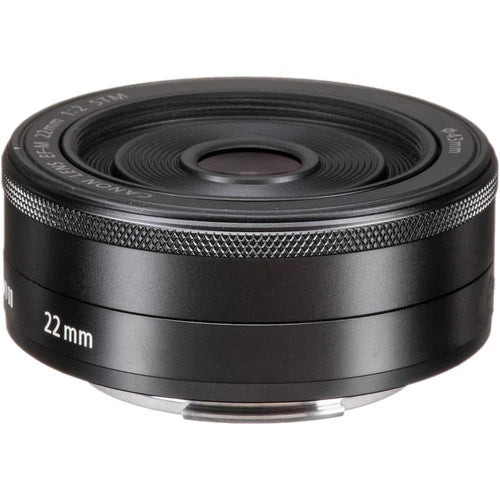 Canon EF-M 22mm f2 STM Lens (Black)