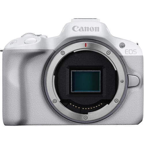 Canon EOS R50 Mirrorless Camera with 18-45mm Lens White