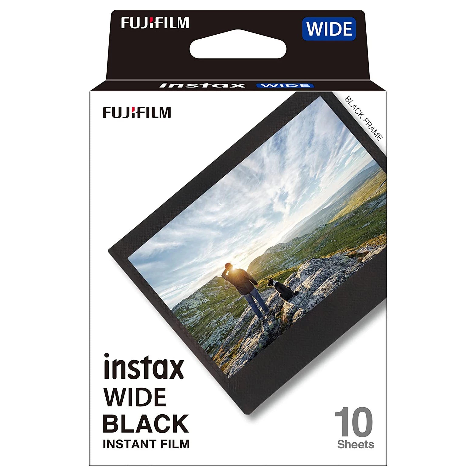 Fujifilm Instax Paper Wide Black 10 Sheet