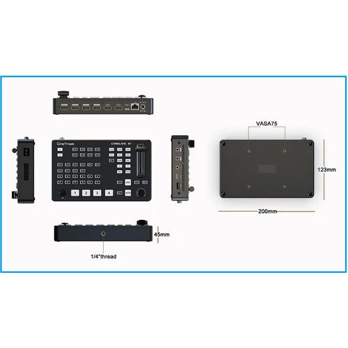 CINETREAK CINELIVE V1 4 HDMI VIDEO SWITCHER