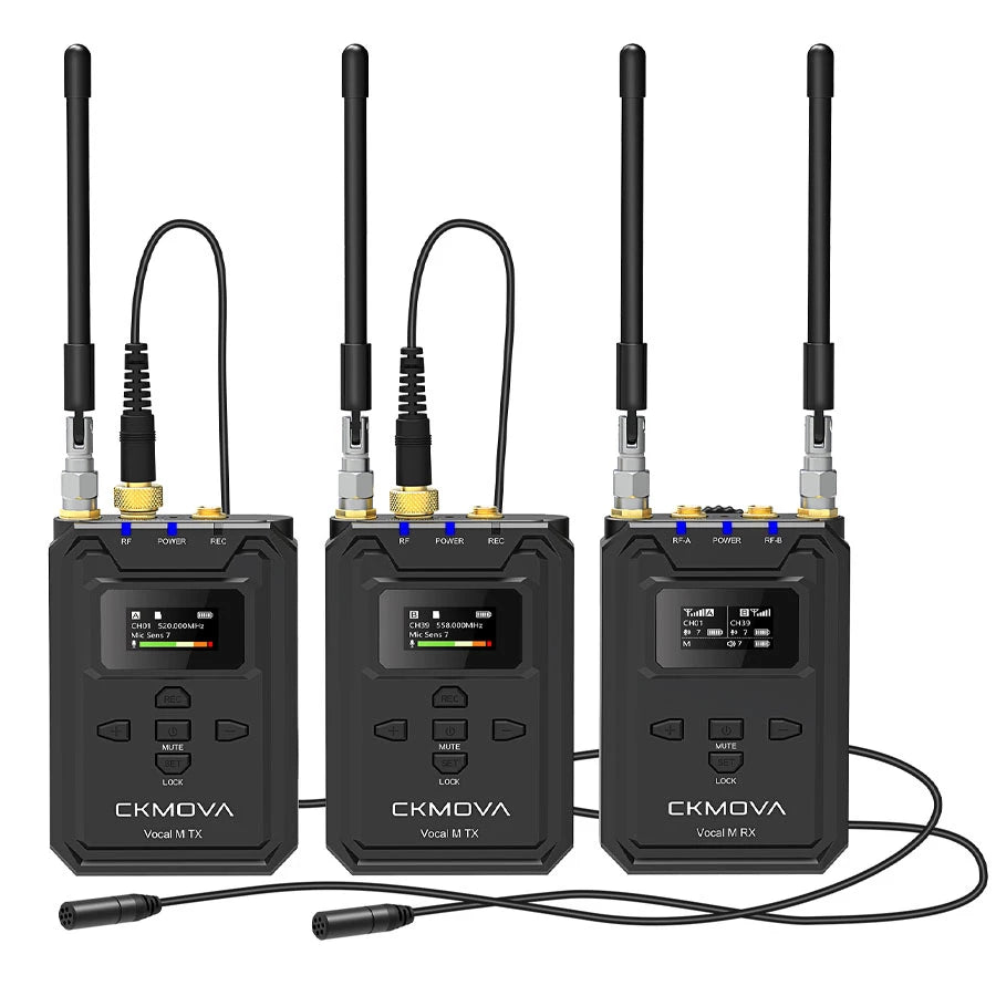 CKMOVA UHF Wireless Microphone Vocal M V2