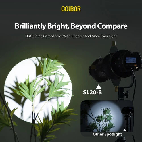 COLBOR SL20-B Spotlight Mount for CL60 & CL100X Series