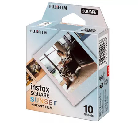 Fujifilm Instax Paper Square Sunset Film 10 Sheets