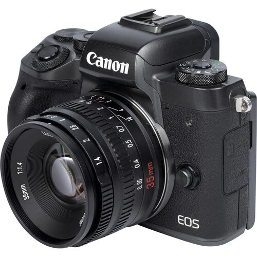 7Artisan 35mm F1.4 APS-C Canon EOS M Black