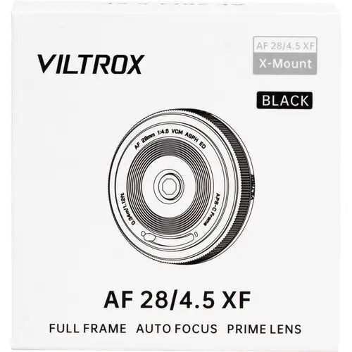 Viltrox AF 28mm f4.5 for Fujifilm X Viltrox 28 mm f/4.5 Fuji X Mount