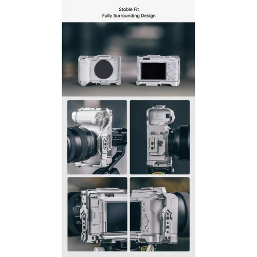 FALCAM F22&F38&F50 Quick Release Cage Silk Silver (FOR SONY ZV-E1) C00B3501W
