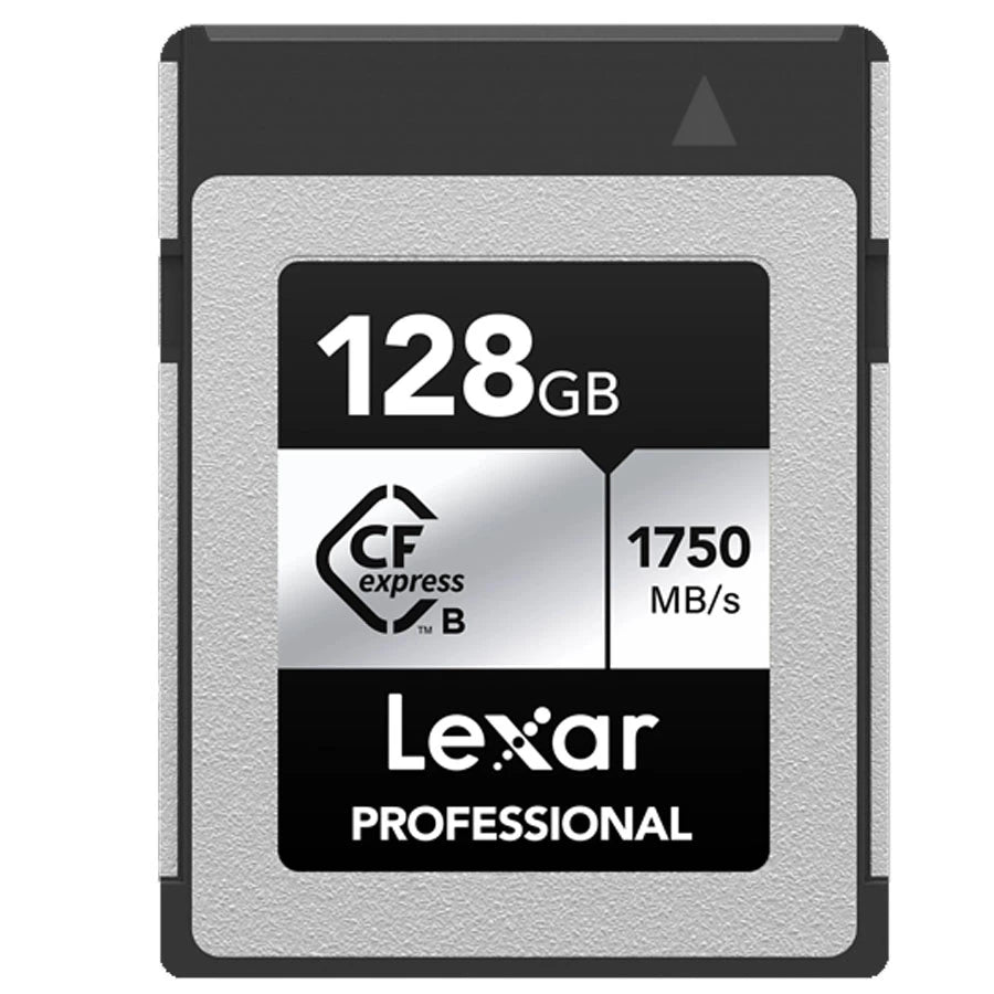 Lexar 128GB Professional CFexpress Type-B SILVER Memory Card 1750Mb/s