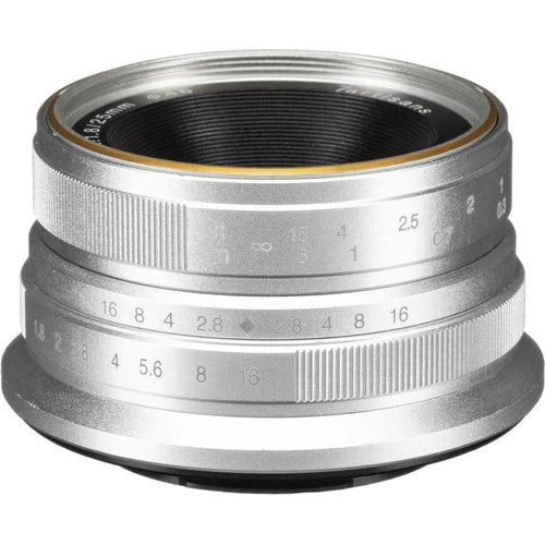 7Artisan 25mm F1.8 Fuji FX Mount (Silver)
