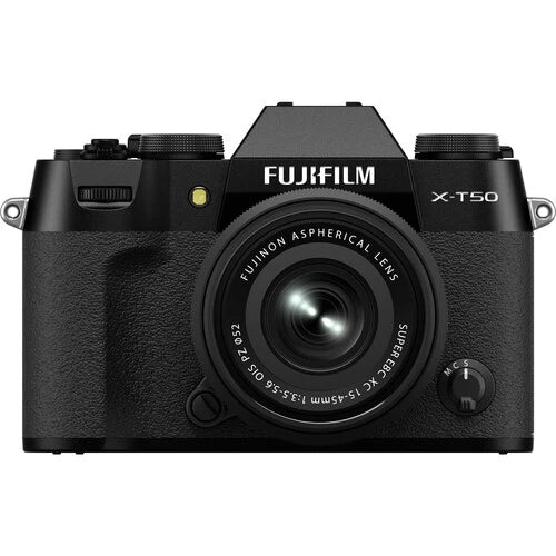 Fujifilm X-T50 Mirrorless Camera with XC 15-45mm f3.5-5.6 Lens (Black)