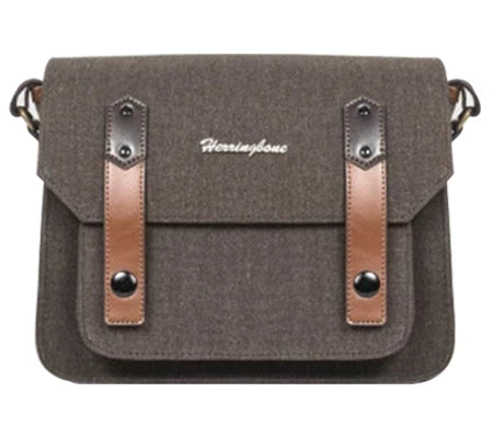 Herringbone Papas Pocket V3 Mini Camera Bag Brown