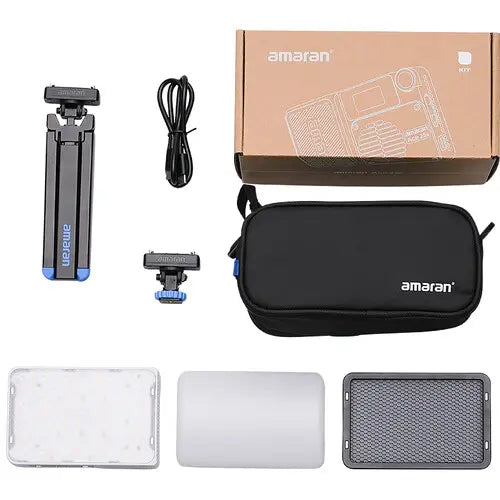 Amaran Ace 25c RGB LED Light Panel All-in-One Creator Kit (White)