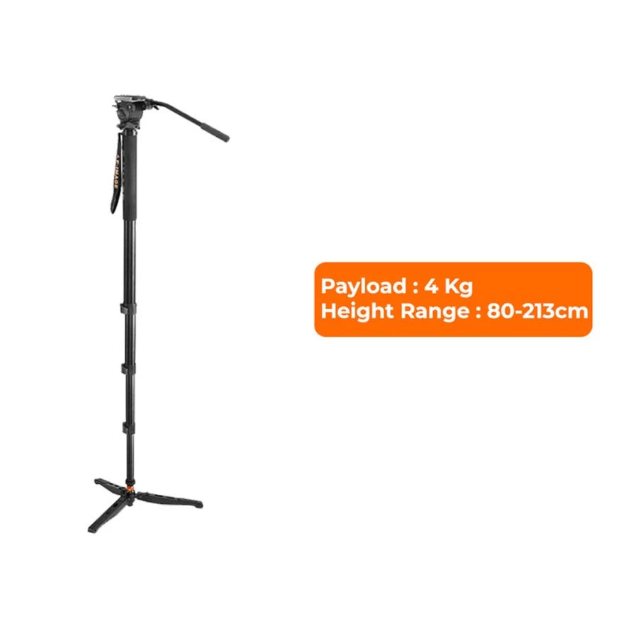 EImage MA800 4 Stage Aluminum Monopod
