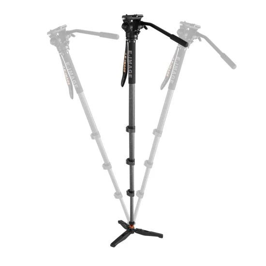 E-Image MC800+EH630F 4 Stage Carbon Fiber Monopod