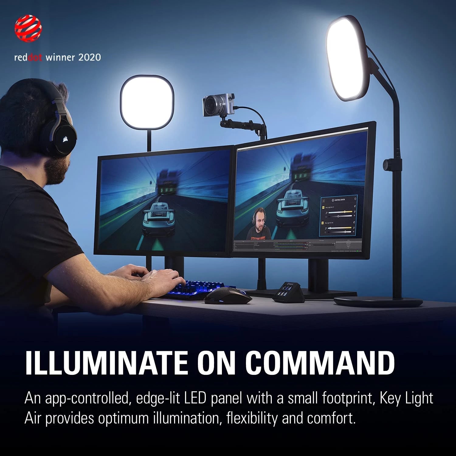 Elgato Key Light Air Professional LED Panel With 1400 Lumen