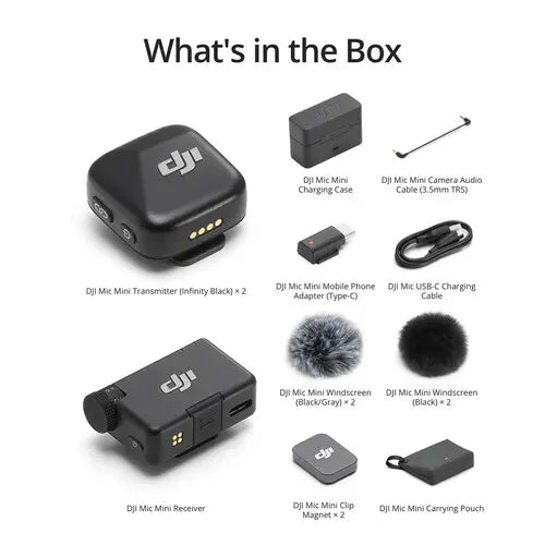 DJI Mic Mini (2 TX + 1 RX + Charging Case)