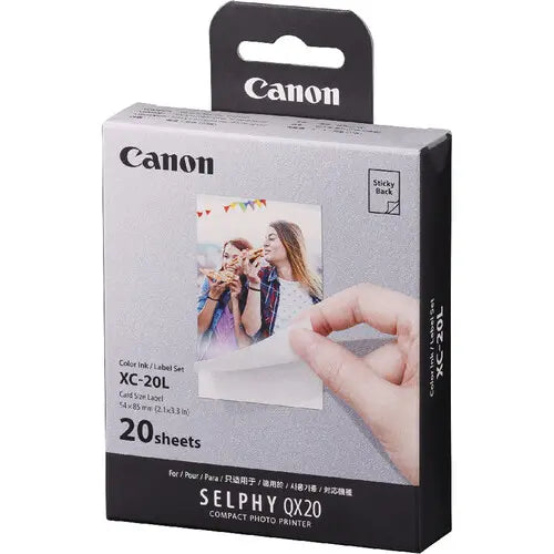 Canon XC-20L Paper for Selphy QX20 (20 Sheets)