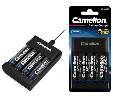 Camelion Pro Fast Charger +AA 2500Mah BP4