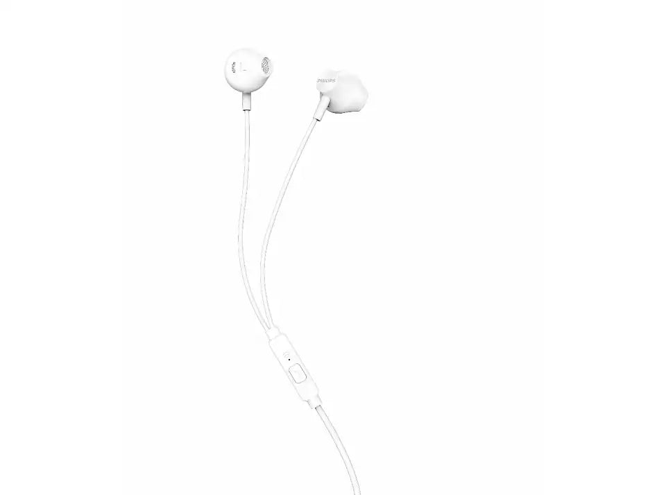 Earphone PHILIPS TAUE101WT With Mic Original - White