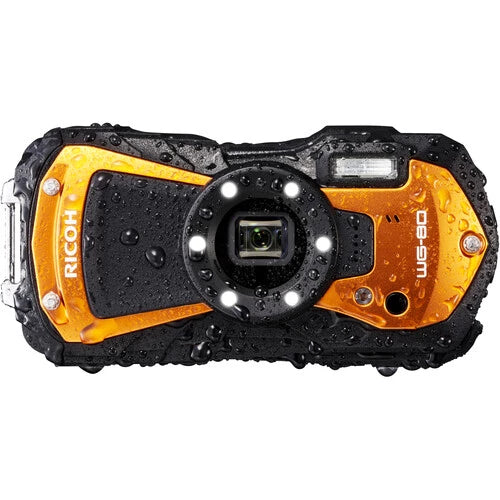 Ricoh WG-80 Digital Camera (Orange)