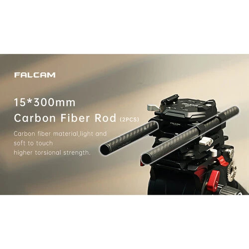Falcam 15x300mm Carbon Fiber Rod 3302