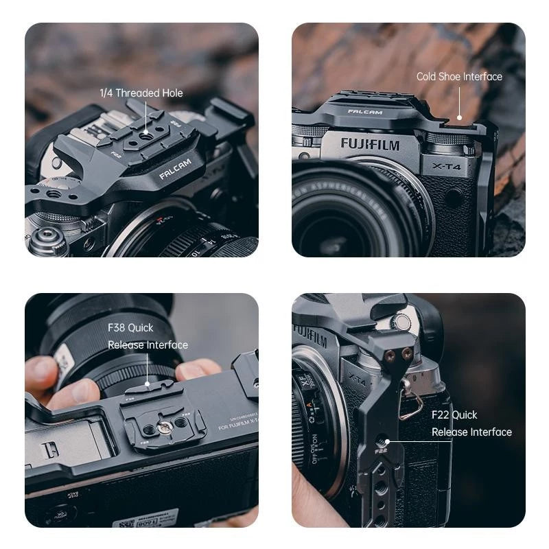 Falcam F22/F38 FUJIFILM Quick Release Camera CageFOR FUJIFILM X-T4 2733