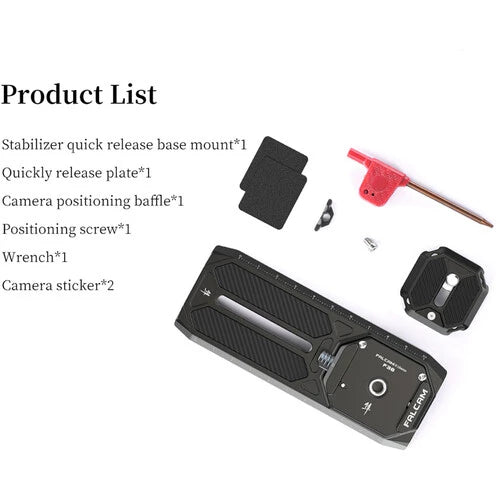 Falcam F38 Zhiyun Weebill-S/Crane 2S Quick release kir 2400