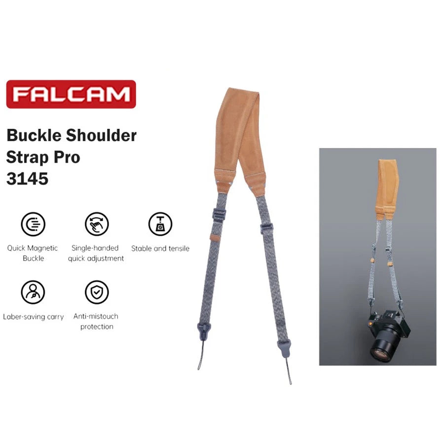 FALCAM Maglink Quick Magnetic Buckle Shoulder Strap Pro (Grey) 3145