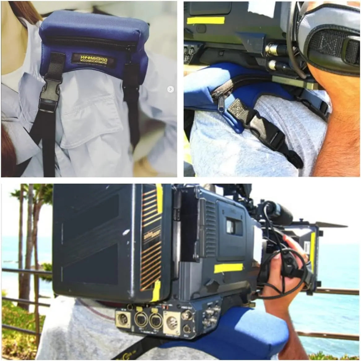 OPENMOON Camera Shoulder pad BLUE OJKD