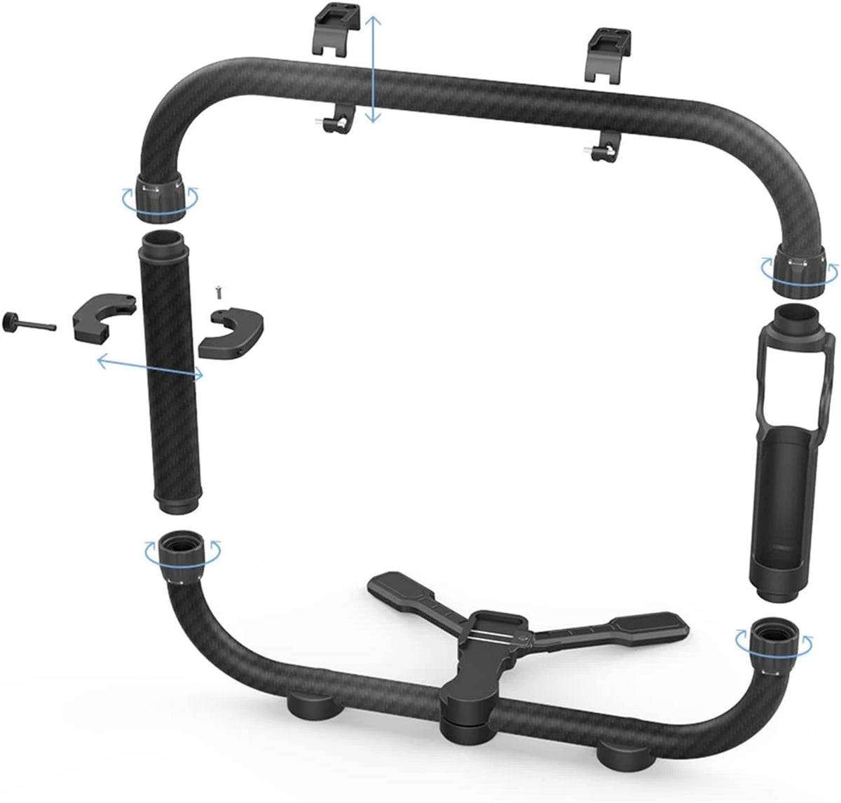 FEIYUTECH CARBON FIBER DUAL HANDLE GRIP CAGE KIT