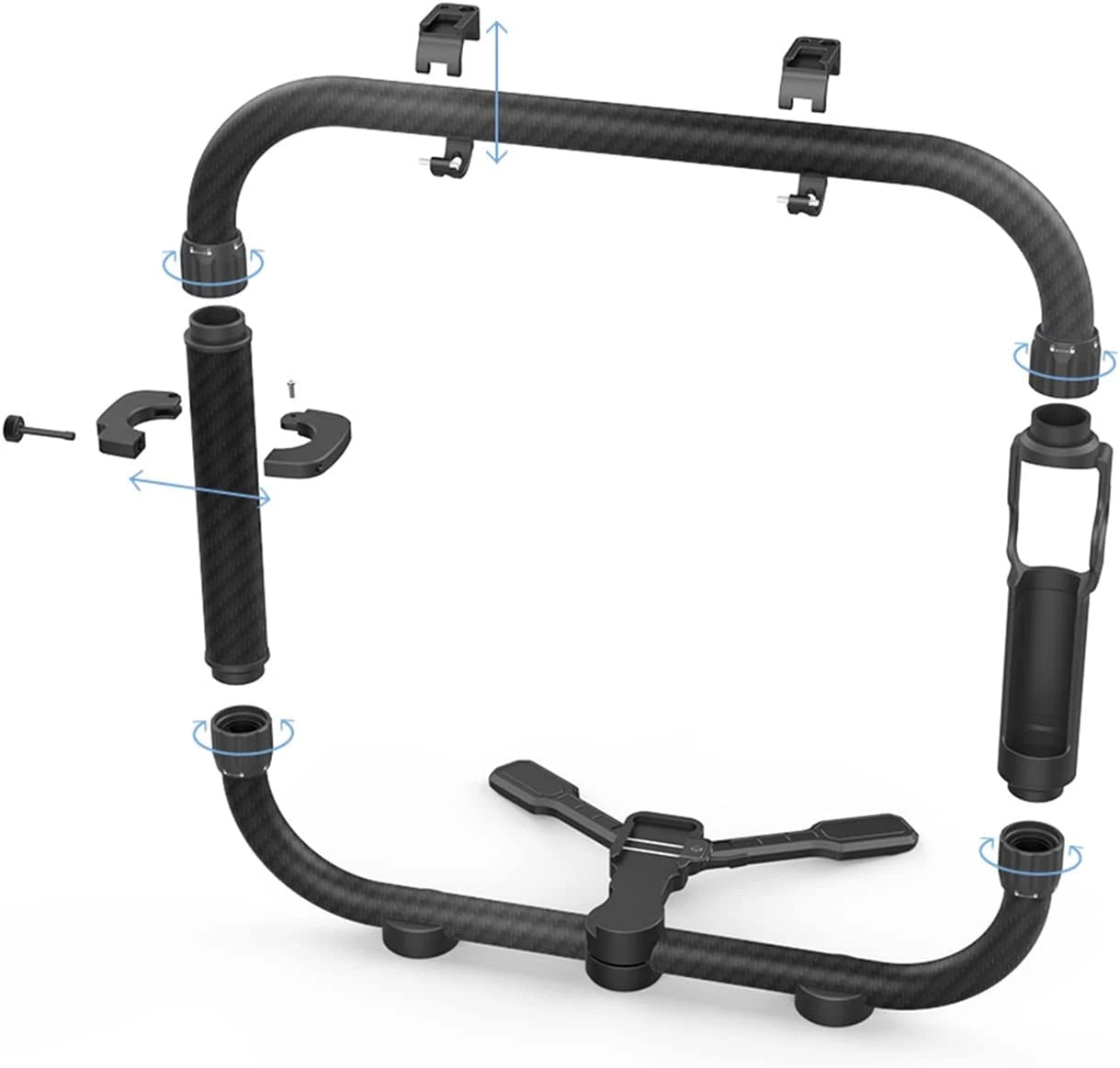 FEIYUTECH CARBON FIBER DUAL HANDLE GRIP CAGE KIT