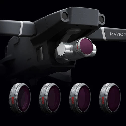 PGYTECH Filter for MAVIC 2 ZOOM - ND/PL SET (Professional) (ND8/PL ND16/PL ND32/PL ND64/PL) P-HA-043
