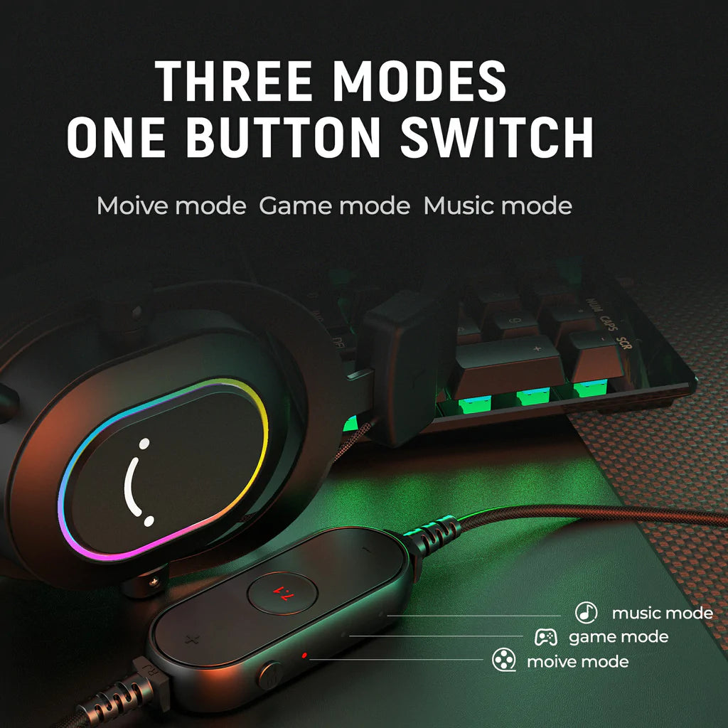 FIFINE H6 Headset Gaming RGB 7.1 SURROUND SOUND