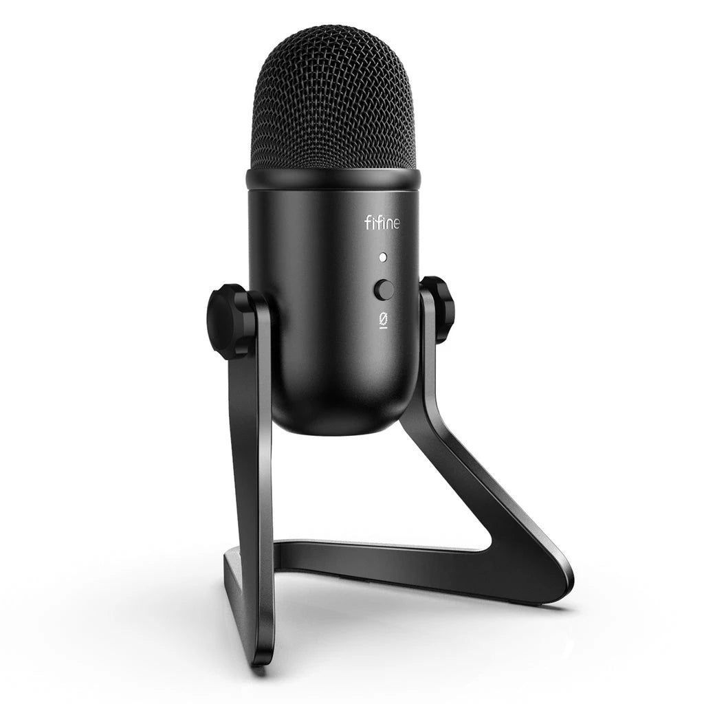 Fifine K678 USB Condenser Mic with Volume and Headphone Control