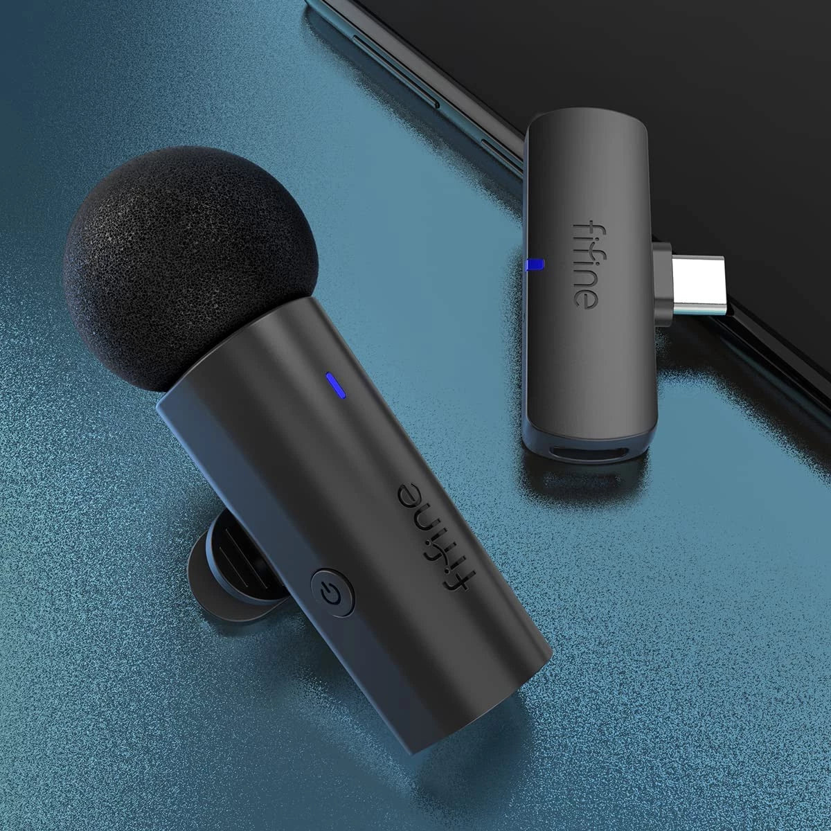 FIFINE M6 WIRELESS LAPEL MICROPHONE USB Type C Android