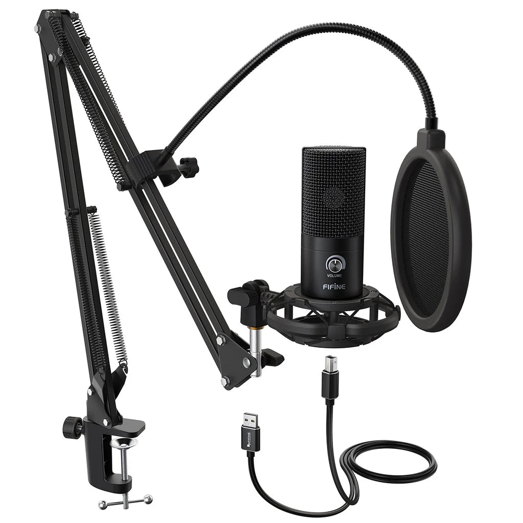 Fiifine T669 USB Condenser Mic Bundle Set