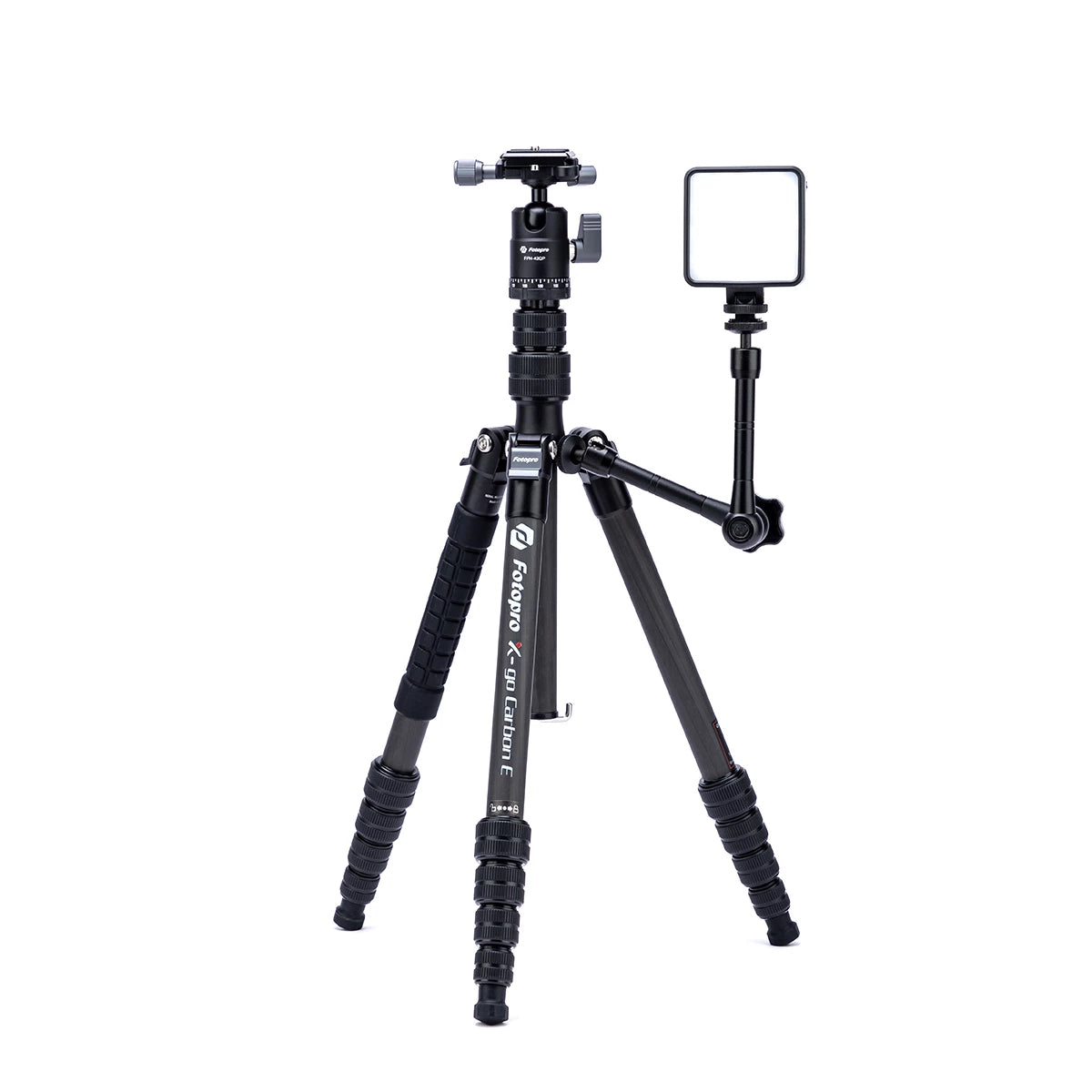Fotopro X-go Carbon E+42QP Tripod with Panorama Head Black Gray