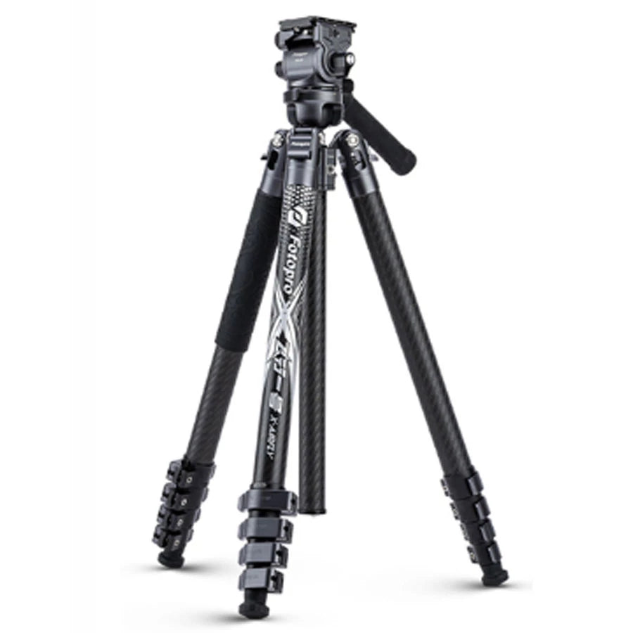 Fotopro X-Airfly Video Ultra Light Carbon Fiber Tripod Gray