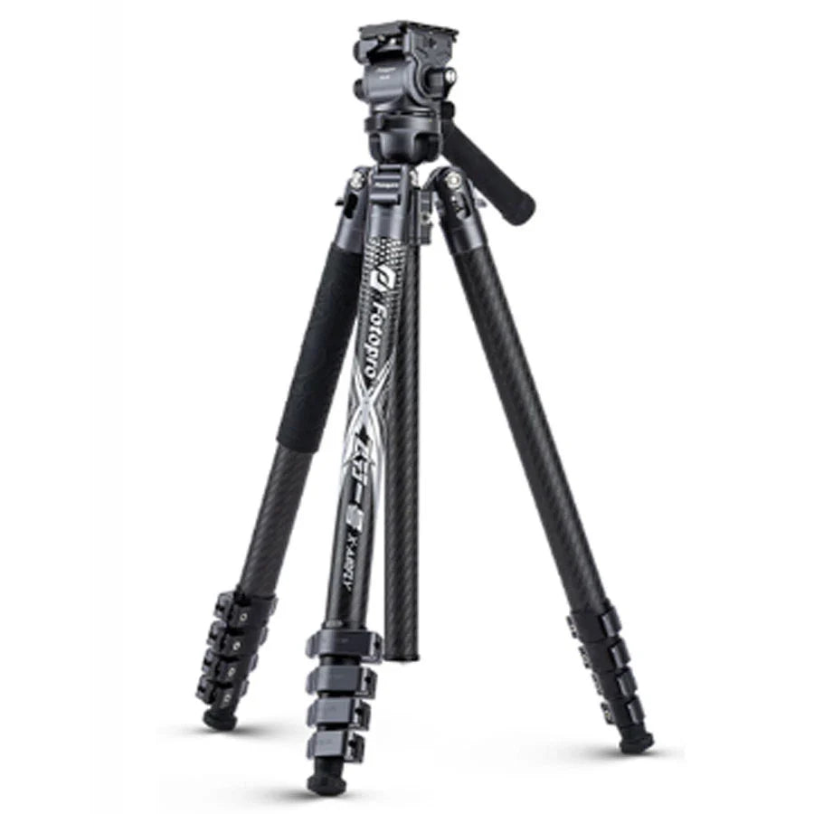 Fotopro X-Airfly Video Ultra Light Carbon Fiber Tripod Gray