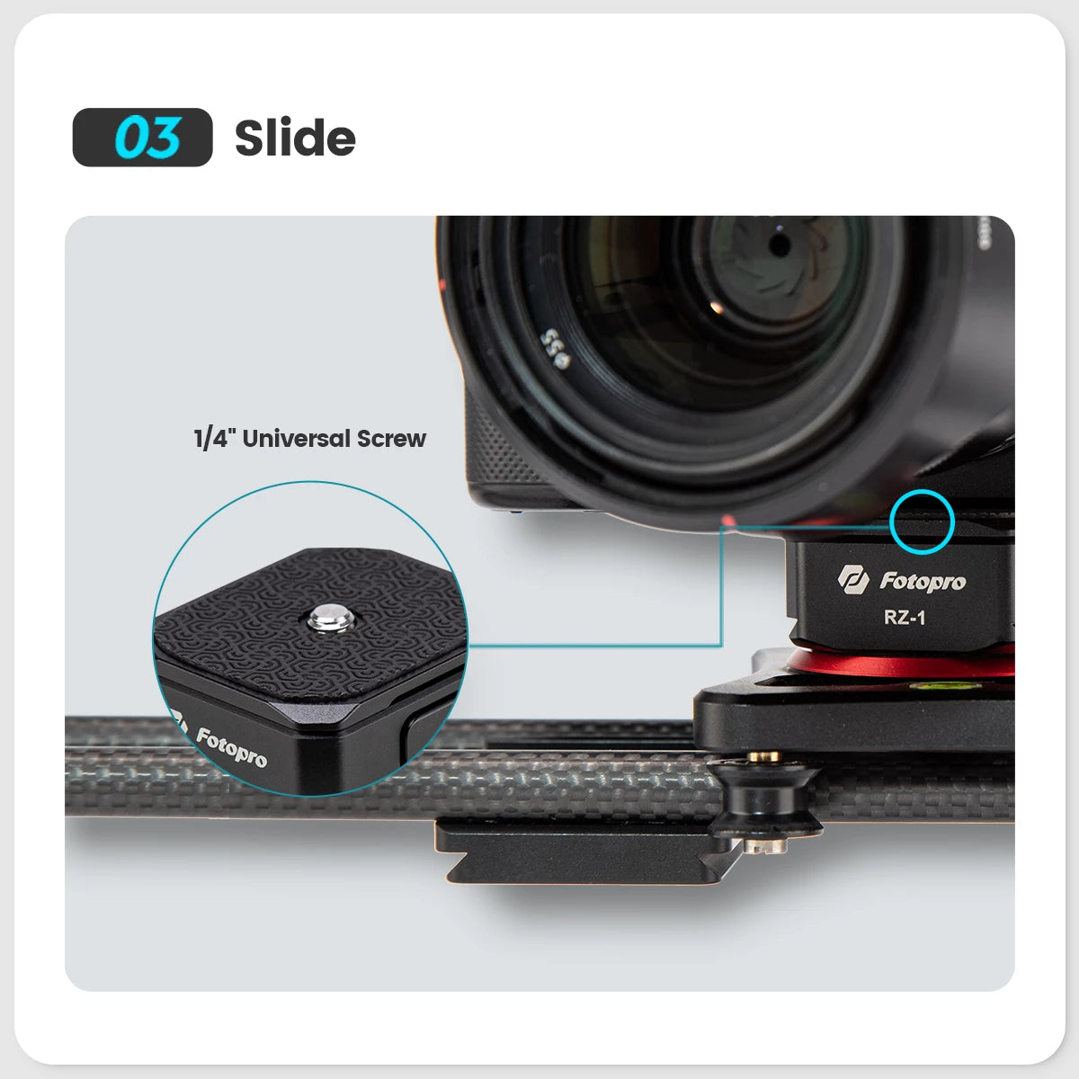 Fotopro RZ-1 Speedy Locker Quick Relese Plate