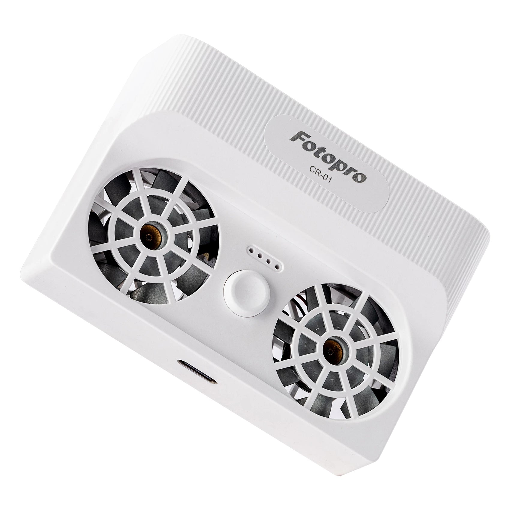 Fotopro CR-1 Camera Cooler Fan with 2000mAh Battery WhiteAcc kamera