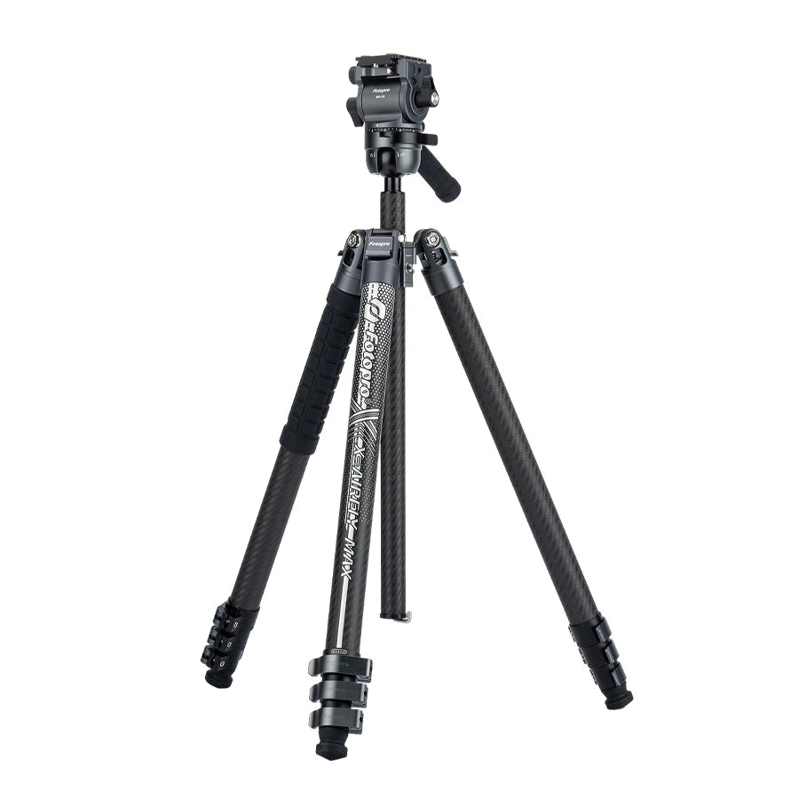 Fotopro X-Airfly MAX Video Ultra Light Carbon Fiber Tripod Gray